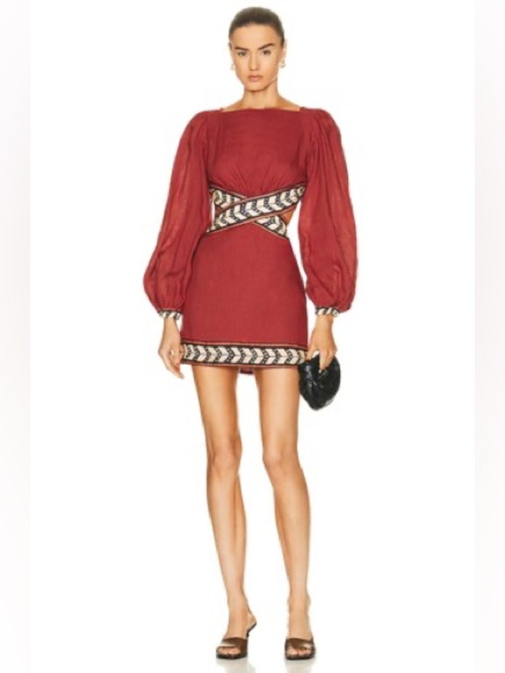 Johanna Ortiz Time Gone By Mini Dress Size 0 NWT